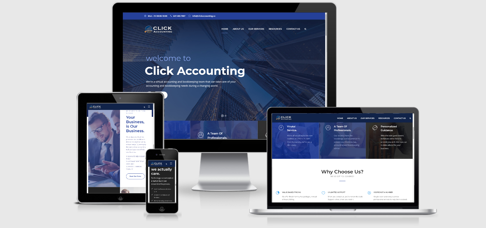Professional Services website project 1