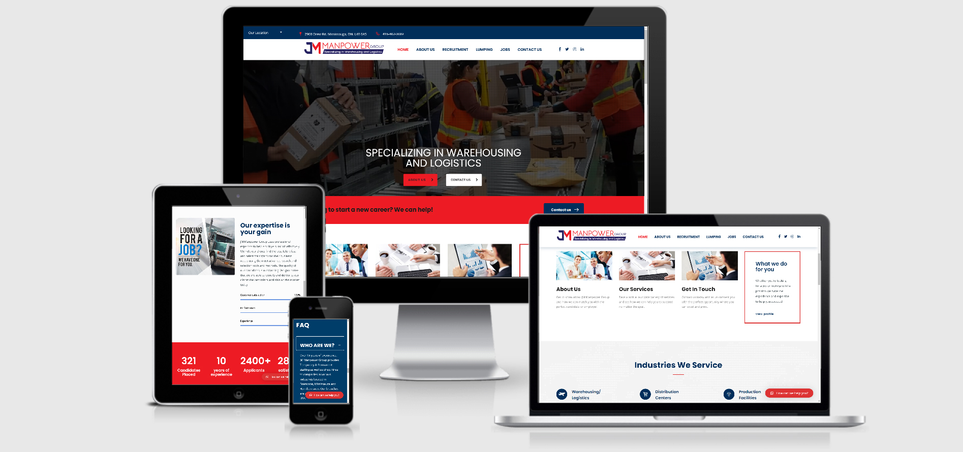 Professional Services website project 3