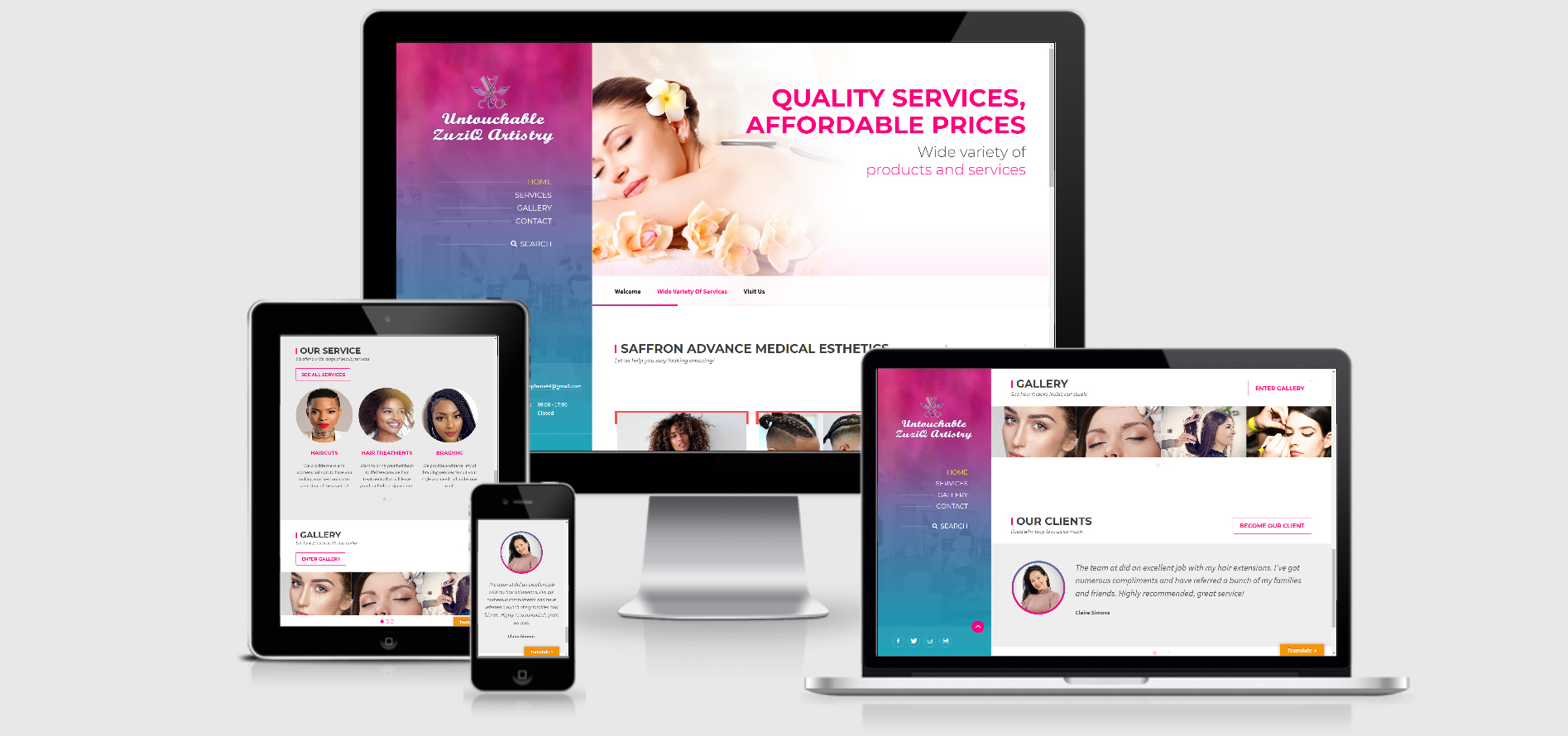 Industrial & Commercial website project 1